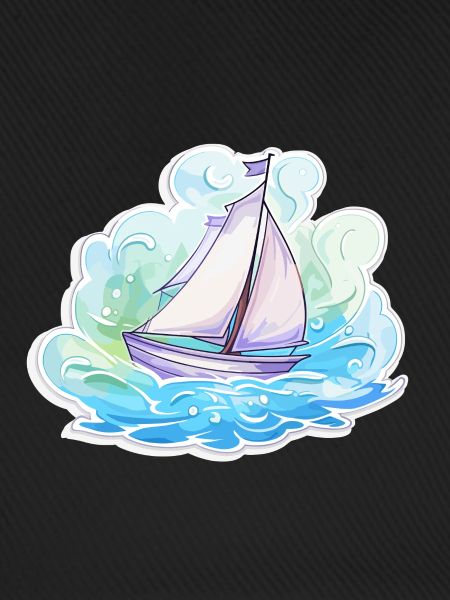 Segelboot - Illustration