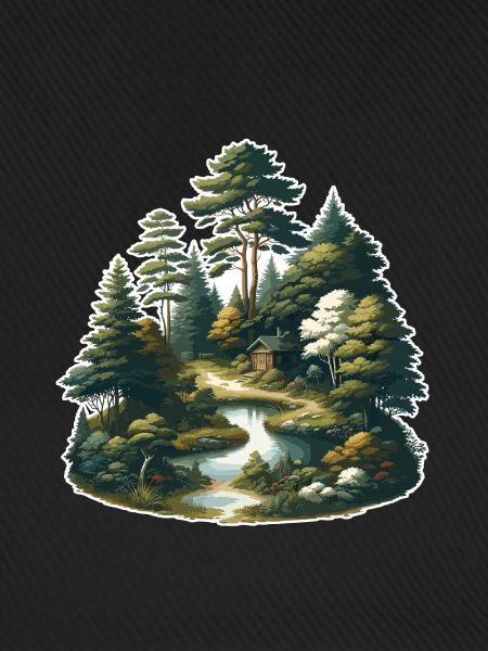 Landschaft - Illustration