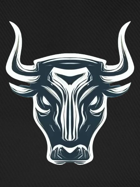 STILISIERTER, KANTIGER STIER