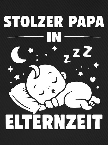 Stolzer Papa in Elternzeit