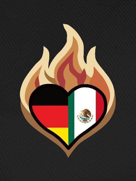 Flammenherz Deutschland Mexiko