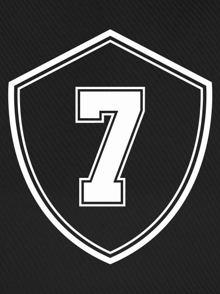 Sieben Schild Symbol
