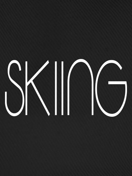 skiing