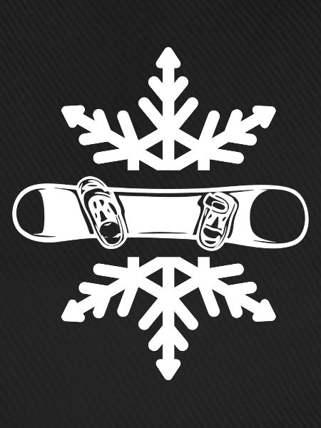 snowboard "snowboarding im Pulverschnee"