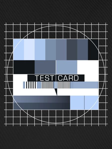 Testbild Fernsehen Bildschirm Sendeschluss Display