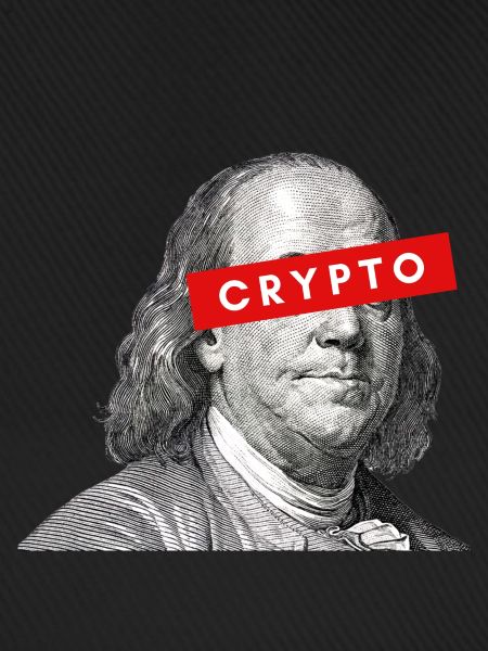 Krypto Benjamin Franklin Kryptowährung Blockchain