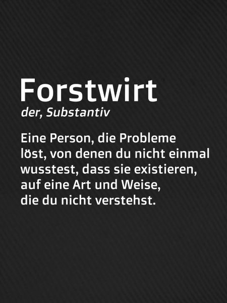 Forstwirt Definition