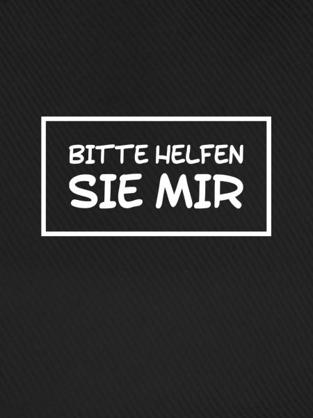 mit der Bitte um Hilfe