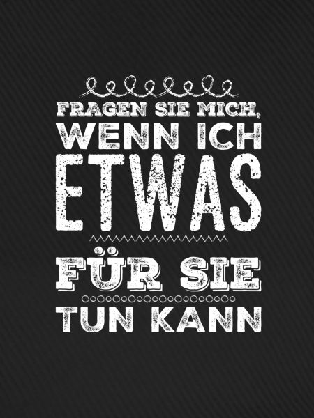 fragen Sie mich