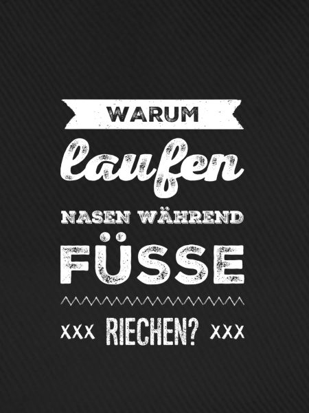 warum riechen Füße?