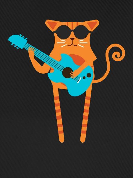 Rocker Katze