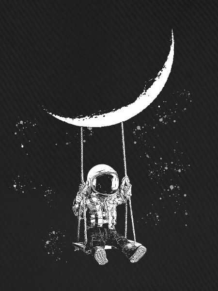 Mond Astronaut Schaukel