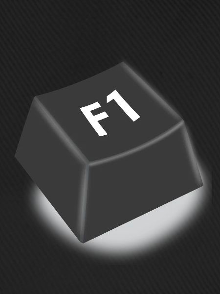 f1 Hilfe Knopf