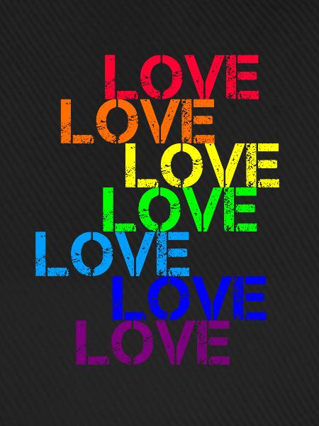 love CSD Regenbogen