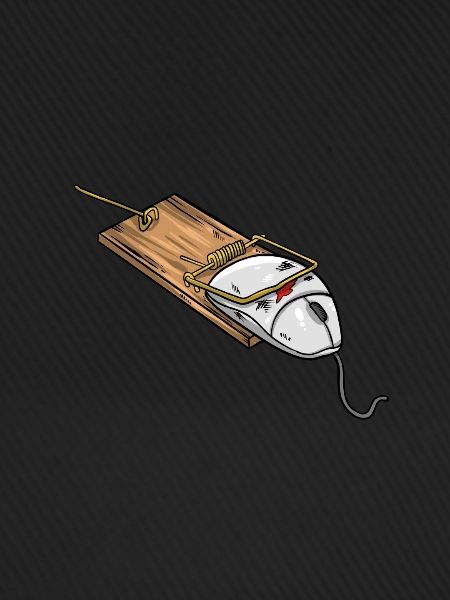 Gamer Mäusefalle Computer Maus