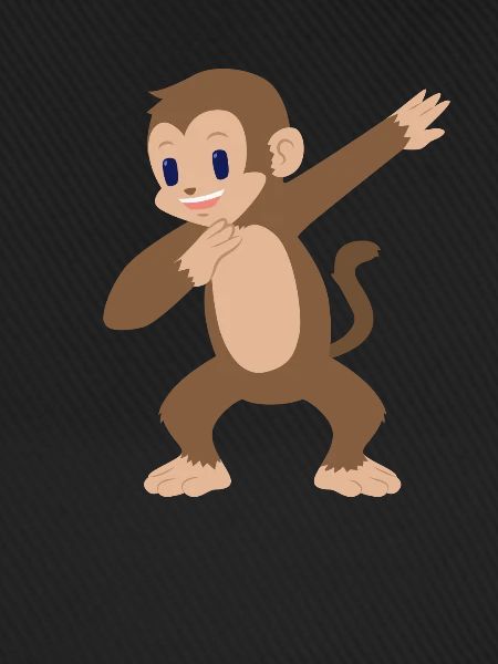 Dabbing Affe Dab