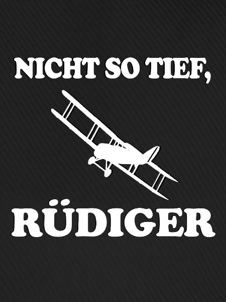 Nicht so tief Rüdiger Rc-Flugzeug