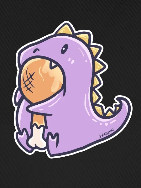 Fleischfresser Dinosaurier Illustration Geschenk