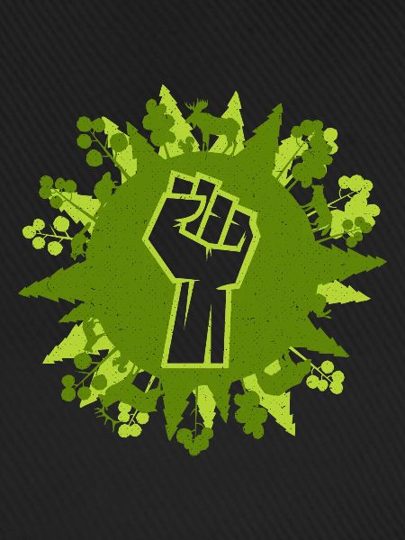 Eco Friendly Protest