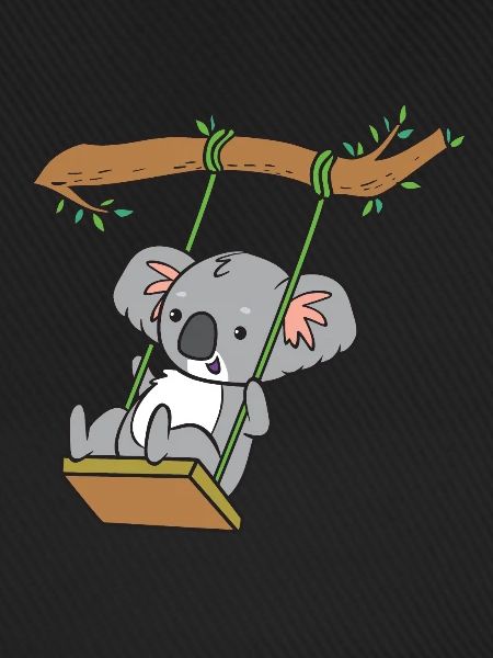 Koala - auf Schaukel