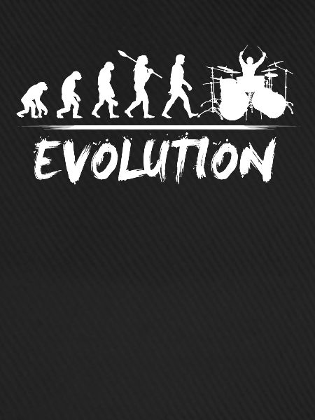 Schlagzeuger Evolution Musik
