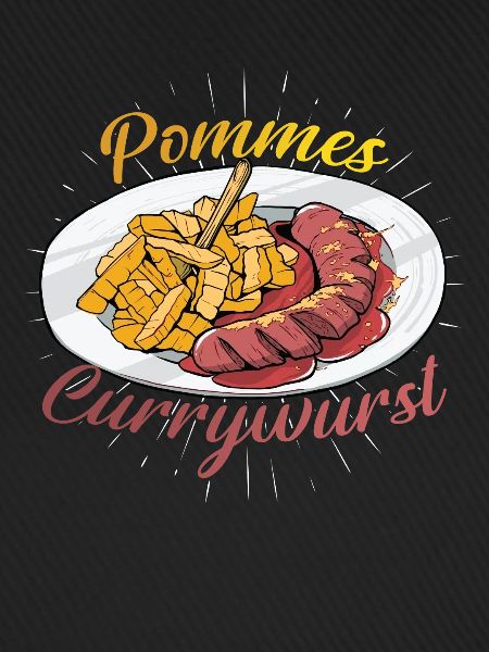 Pommes Currywurst