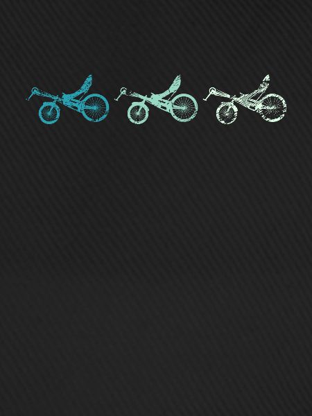Retro Liegerad Fahrrad