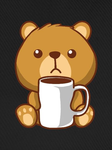 Braunbär Bär Kaffee Bärchen