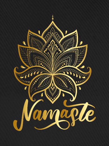 Namaste celestial flower