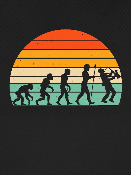 Evolution Saxophonspieler