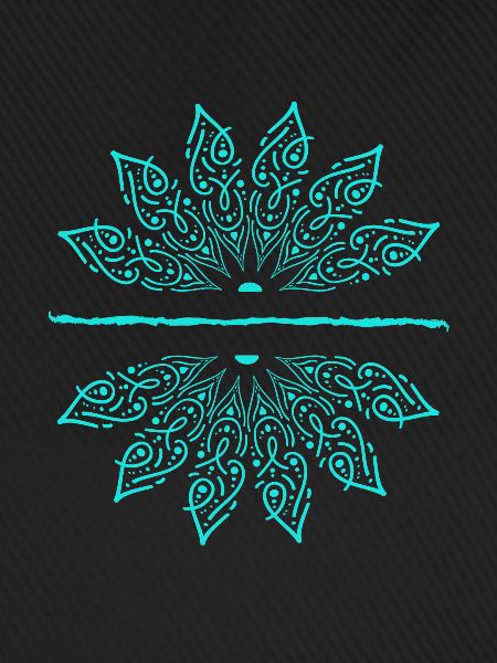 Lotus Blume Unalome Yoga Meditation