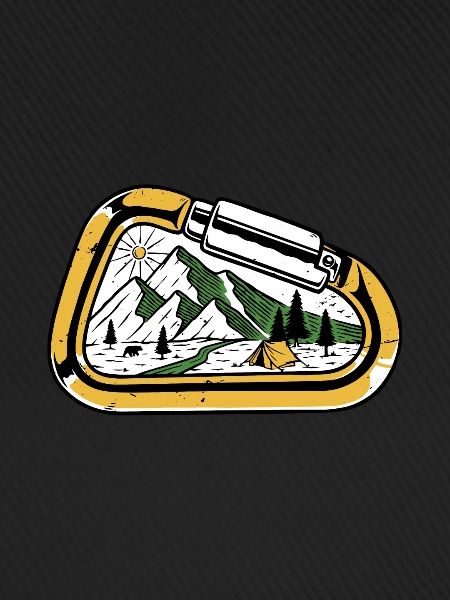 Karabiner-Camping