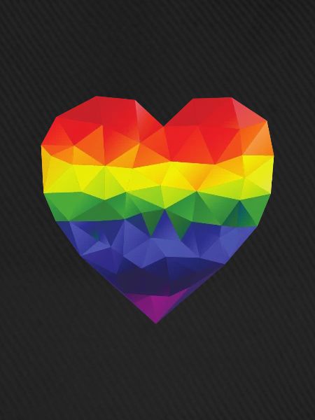 regenbogen herz