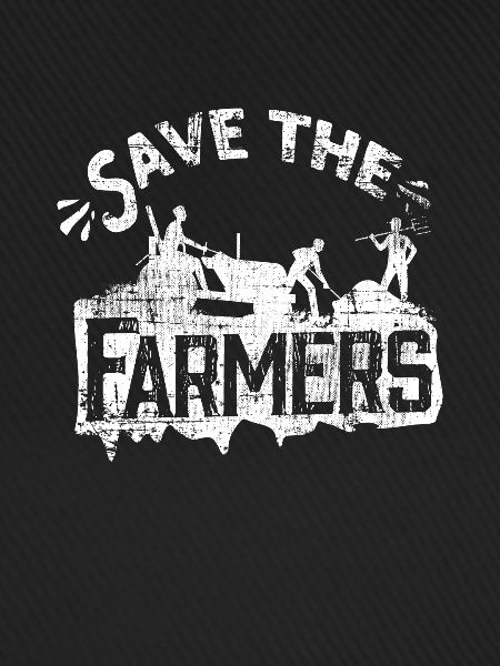 Bauer Landwirt Protest