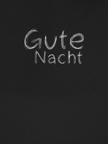 Gute Nacht