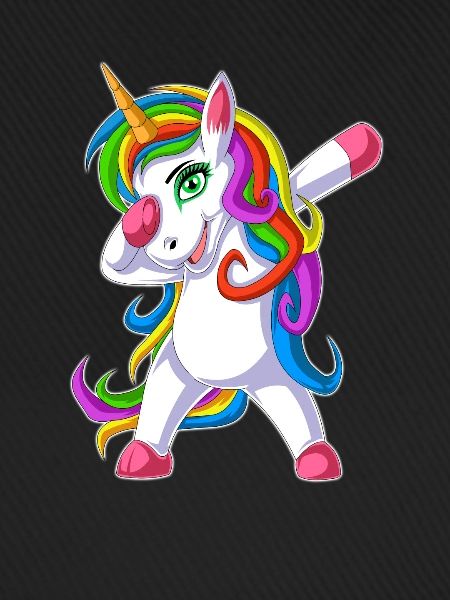dabbing Einhorn