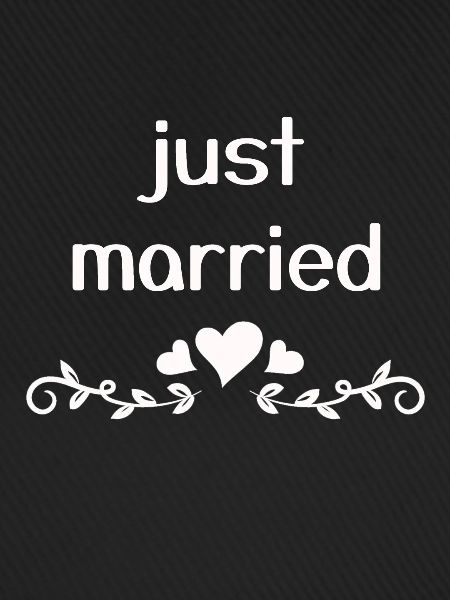 just married