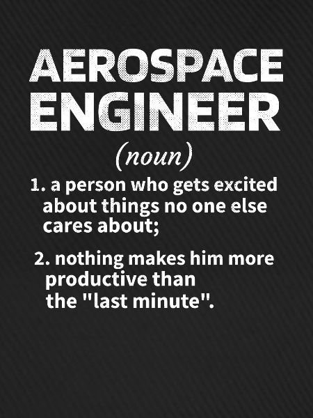 Aerospace Engineer Geschenkidee Raumfahrttechnik
