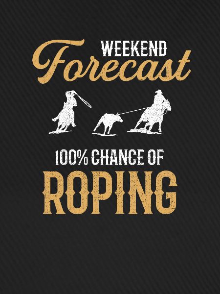 Wochenend-Prognose Roping, Rodeo roping