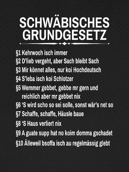 Schwäbisches Grundgesetz