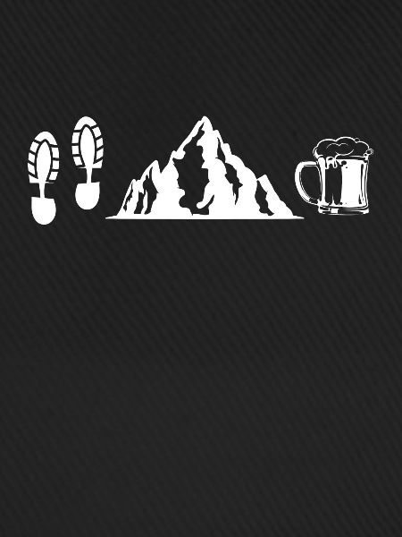 Wandern Berge Bier