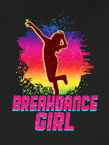Breakdance Mädchen Tänzerin