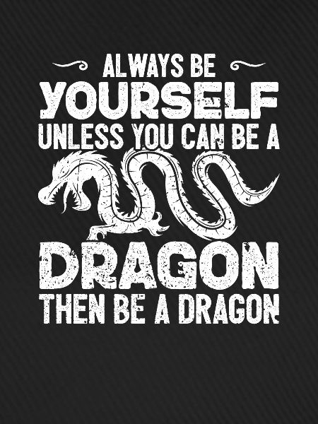 Drache dann ein Drache