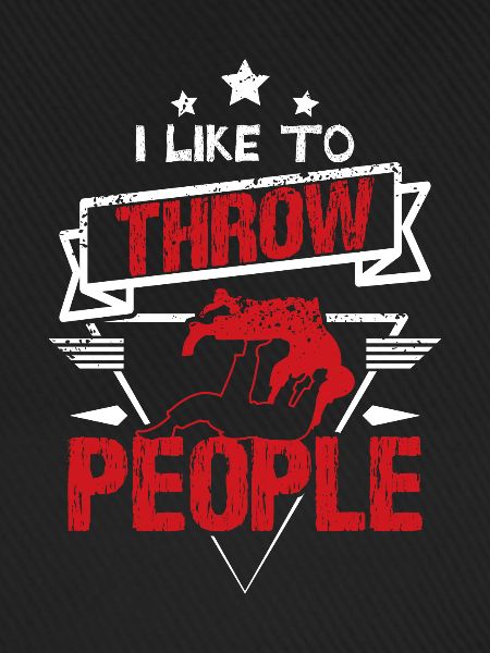 Judo throw people