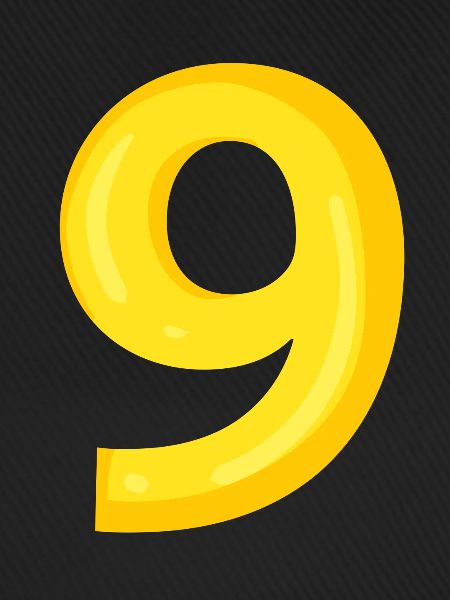 9 gelb