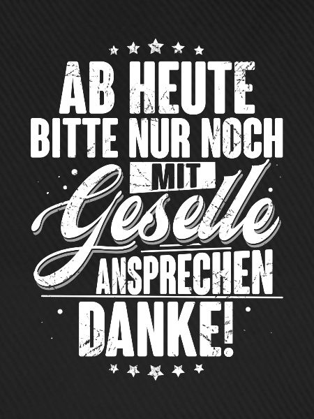 Gesellenprüfung Geselle