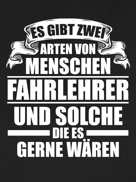 Fahrlehrer Fahrschule Fahrschüler Geschenk