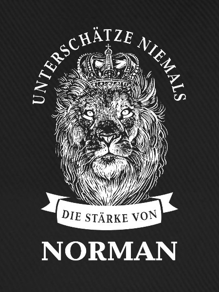 Norman Geschenk Name Löwe