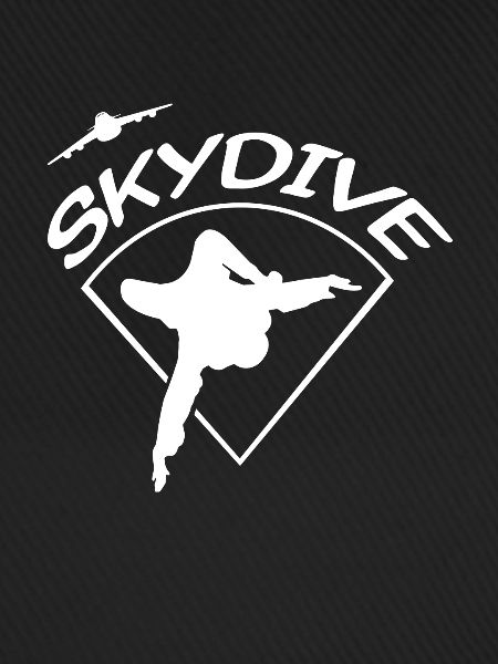 Skydive Fallschirmspringer im freien Fall