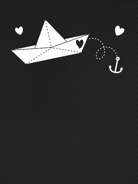Papierboot Anker Papierschiff